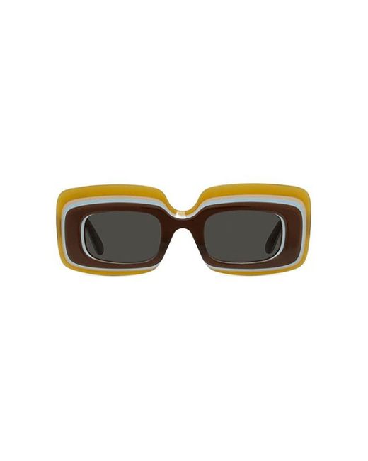 Loewe Multicolor Rectangle Frame Sunglasses