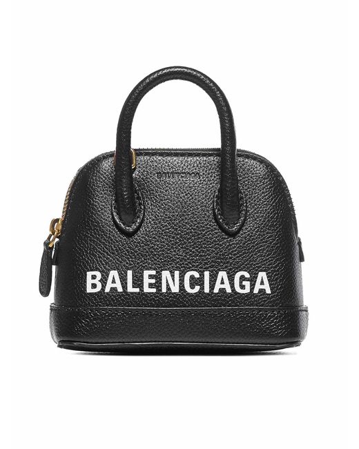 Balenciaga Black Ville Mini Top Handle Bag
