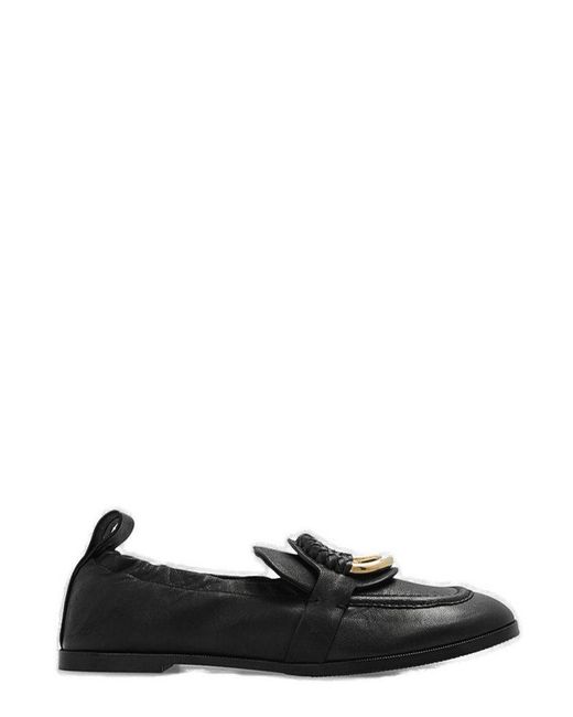 See By Chloé Hana Ring Loafers in Black Lyst