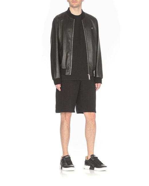 Philipp Plein Black Shorts for men