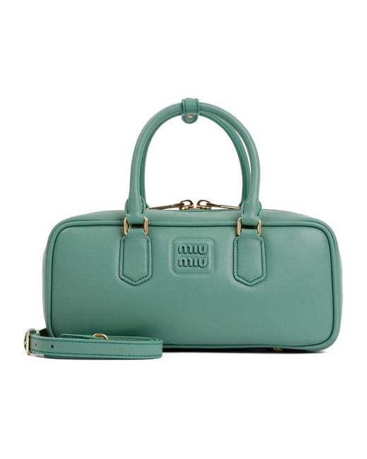 Miu Miu Green Top Handle Bag