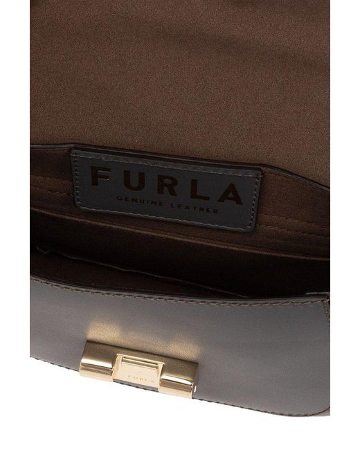 Furla club 2 Small Shoulder Bag in Gray Lyst