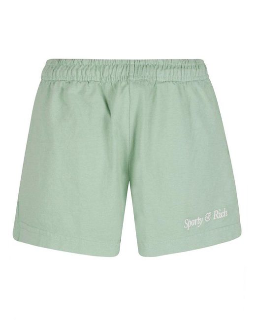 Sporty & Rich Green Shorts & Bermuda Shorts