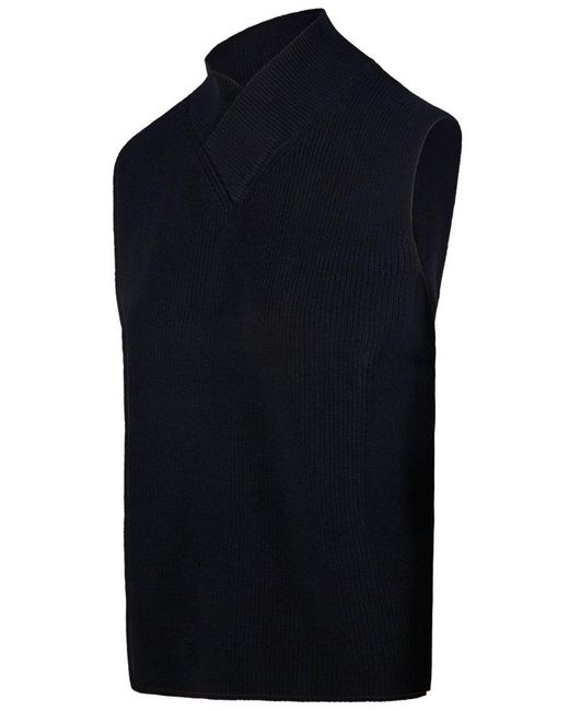 Studio Nicholson Black Sleeveless Jacket