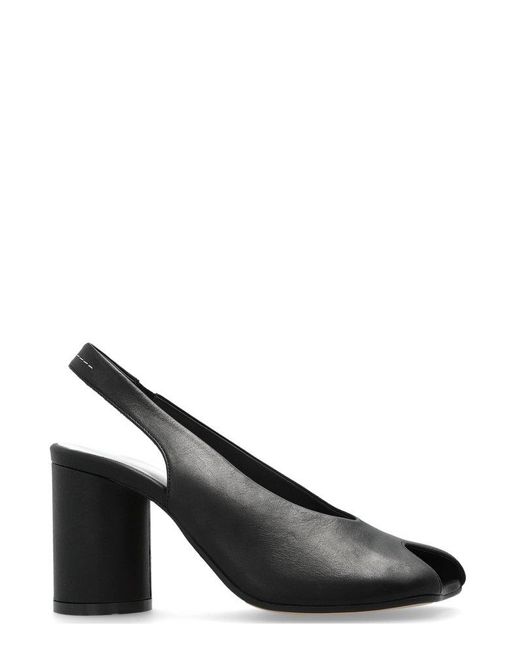 MM6 by Maison Martin Margiela Black Block Heel Sandals
