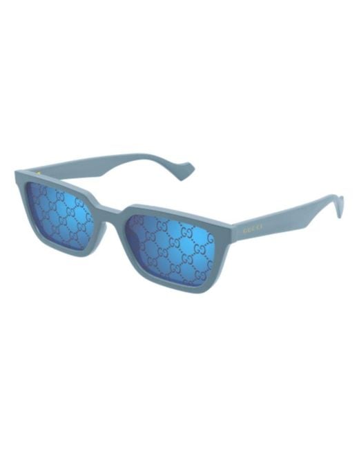 Gucci Blue Cat-eye Sunglasses for men