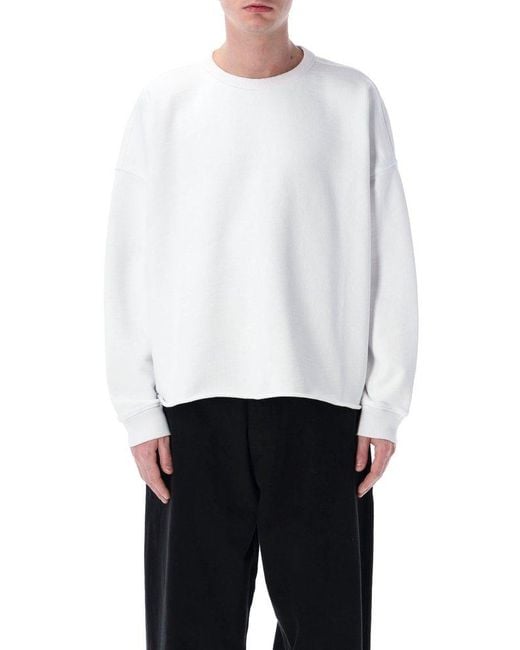 YMC White Studio Pullover Sweatshirt for men