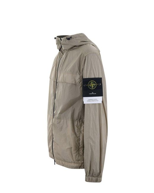 Stone Island Natural Reps Zip-up Jacket for men