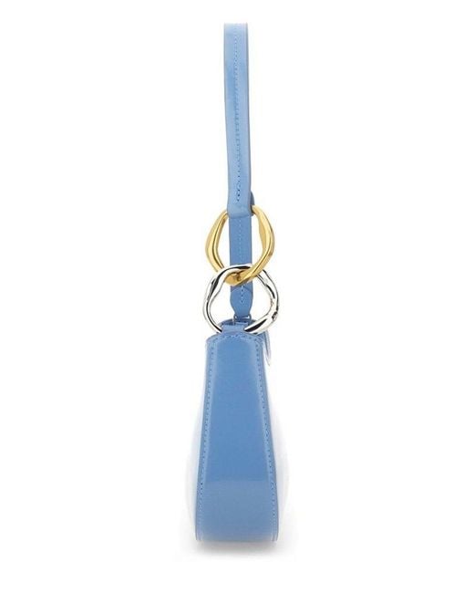 Staud Blue Ollie Mini Shoulder Bag