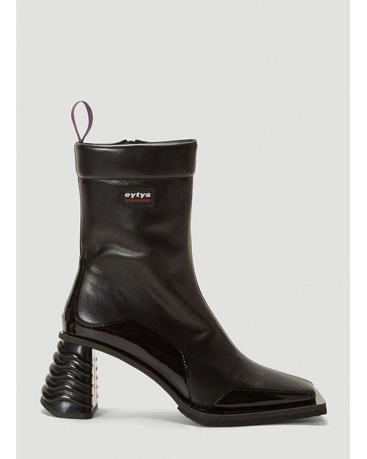 Eytys Black Gaia Leather Boots