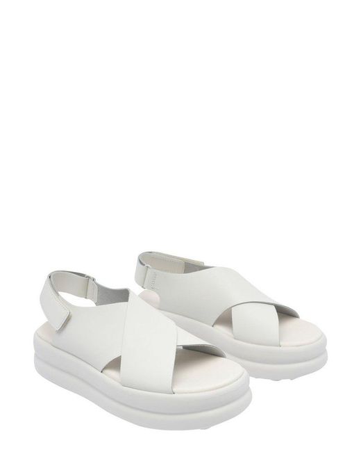 Camper White Pelotas Flota Up Sandals