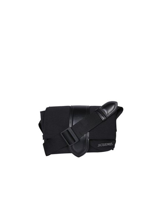 Jacquemus Black Cuerda Horizontal Bag for men