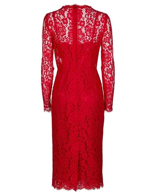 Dolce gabbana lace dress online