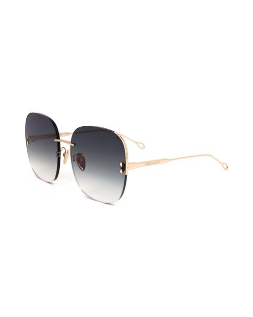 Isabel Marant Black Square Frame Sunglasses
