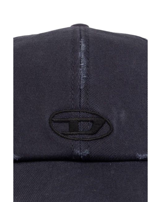 DIESEL Blue 'c-dale' Baseball Cap, for men