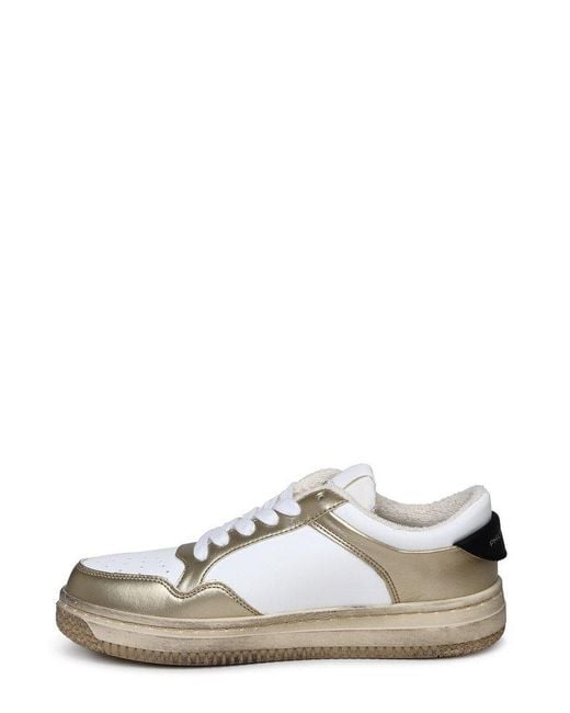 Philippe Model White Lyon Lace-up Sneakers