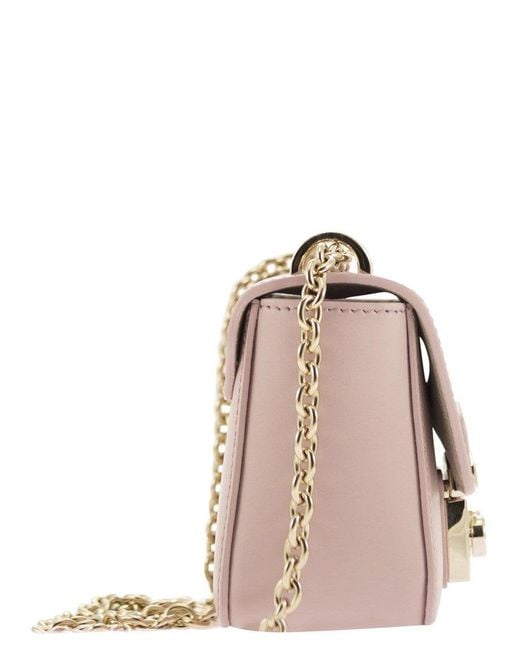 Furla Pink Metropolis Mini Shoulder Bag
