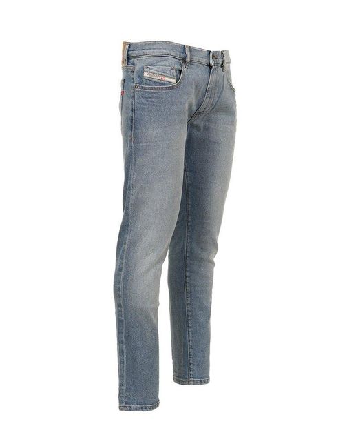 DIESEL Blue 2019 D-strukt Slim-cut Denim Jeans for men