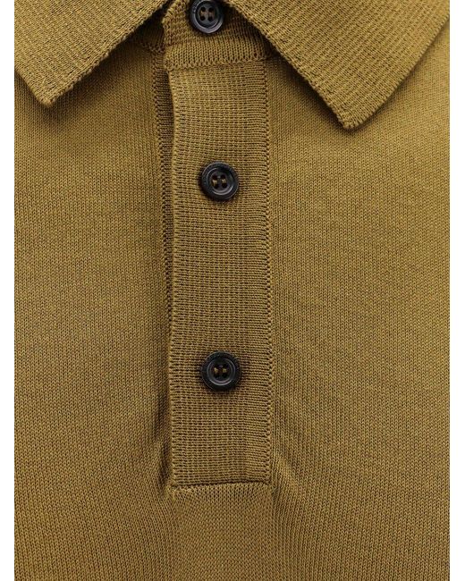 Roberto Collina Green Short-sleeve Polo Shirt for men