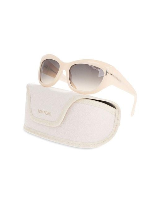 Tom Ford Natural Cat-eye Frame Sunglasses