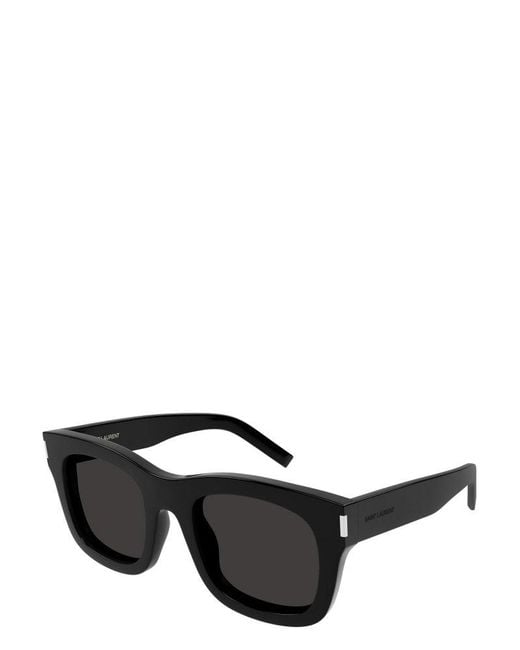Saint Laurent Black Square-frame Sunglasses