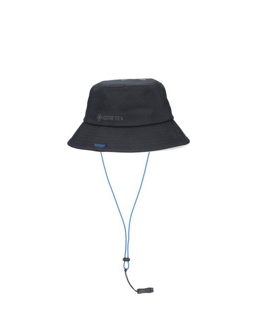 Logo Printed Drawstring Bucket Hat 