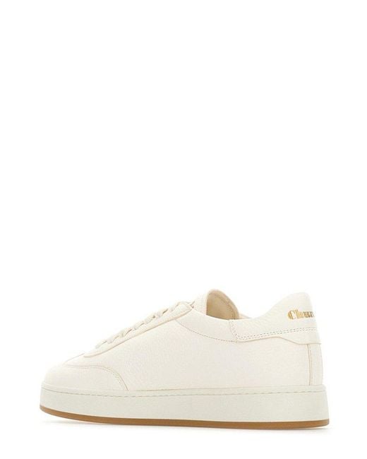 Church's White Logo Printed Low-top Sneakers