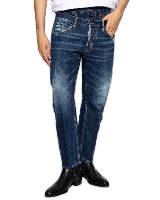 DSquared² Blue 'bro' Jeans, for men