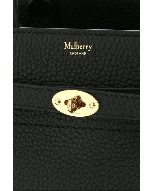 Mulberry Black Bayswater Small Top Handle Bag