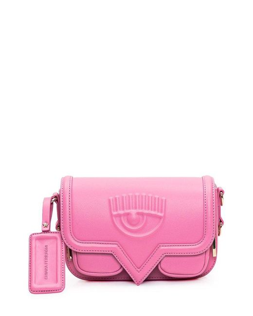 Chiara Ferragni Pink Eyelike Bag
