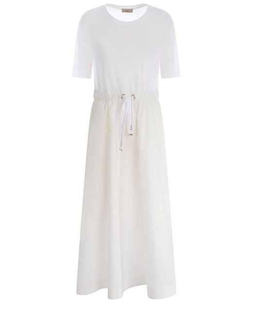 Herno White Dress