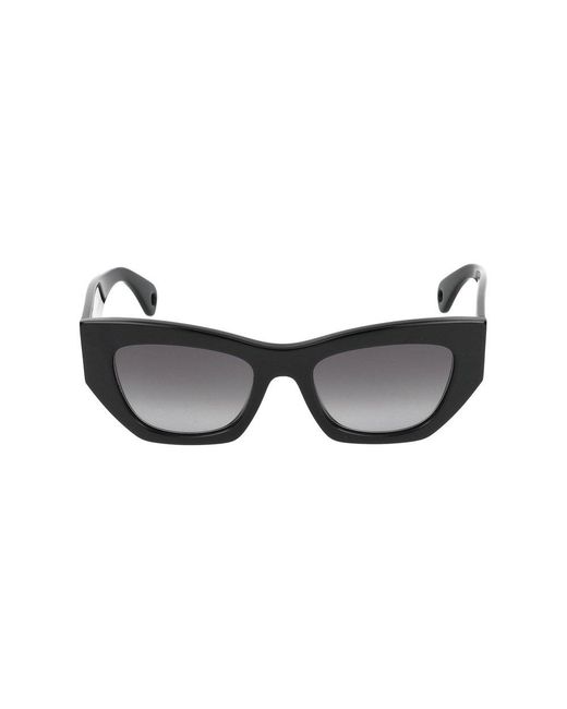 Lanvin Black Cat-eye Frame Sunglasses