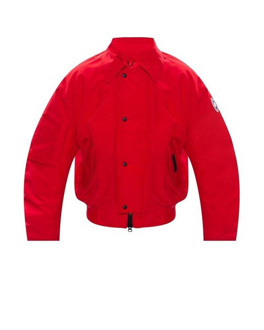 Canada Goose Synthetic X Angel Chen Arxan Logo Patch Bomber Jacket in