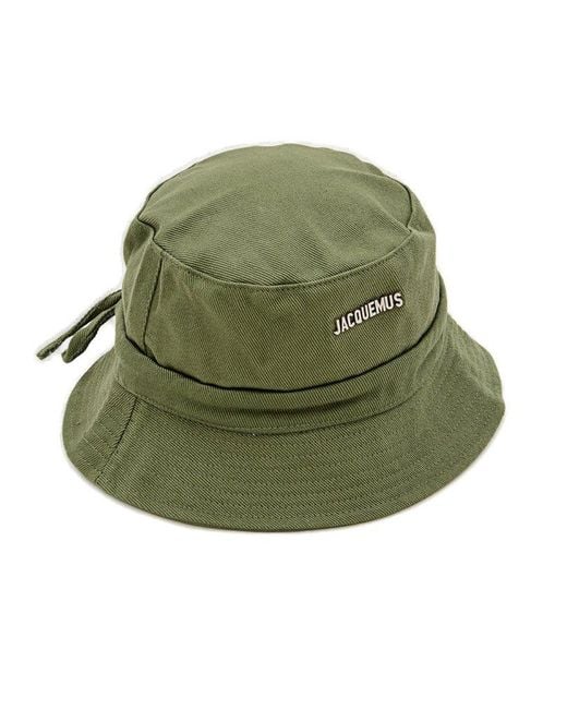 Jacquemus Green The Gadjo Bucket Hat