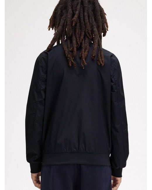 Fred Perry Blue Track Jacket for men