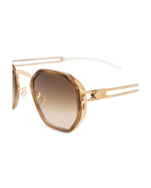 Mykita Metallic Gia Geometric-frame Sunglasses