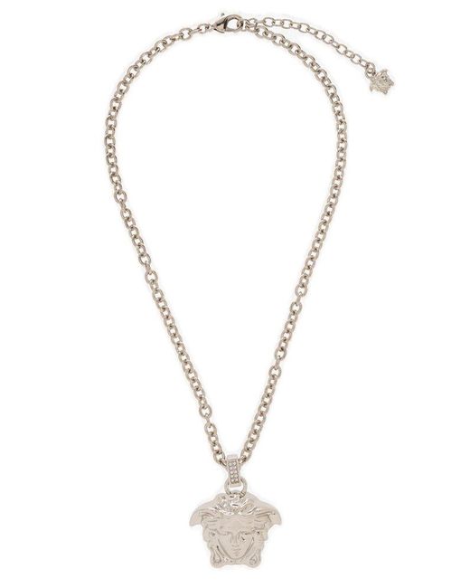 Versace Metallic La Medusa Pendant Necklace