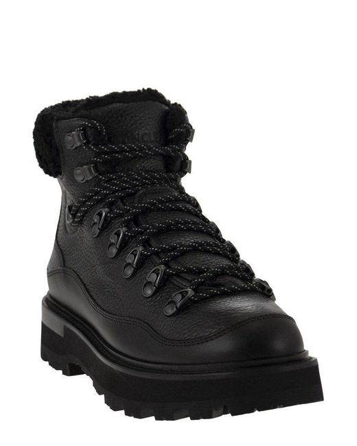 Moncler Black Peka Trekking Boots