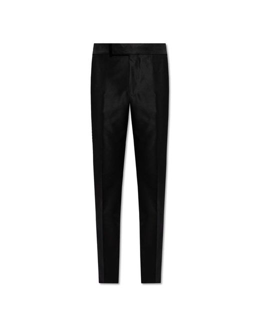 Tom Ford Black Wool Trousers, for men