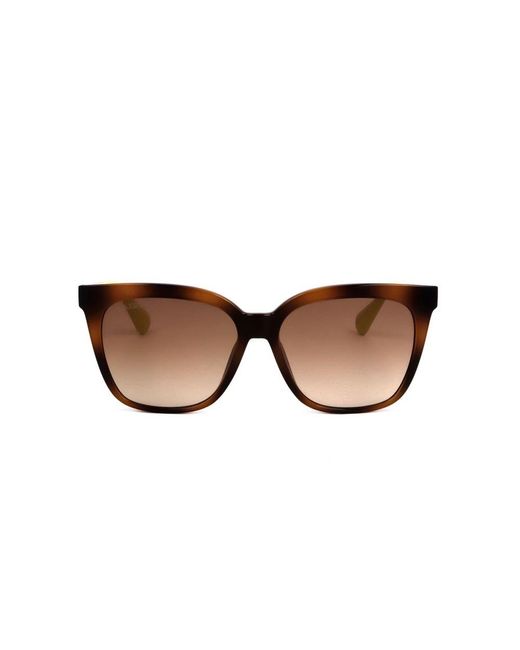 MAX&Co. Square Frame Sunglasses in Brown | Lyst UK