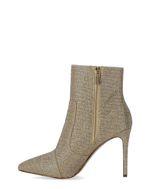 Embellished heel best sale boots