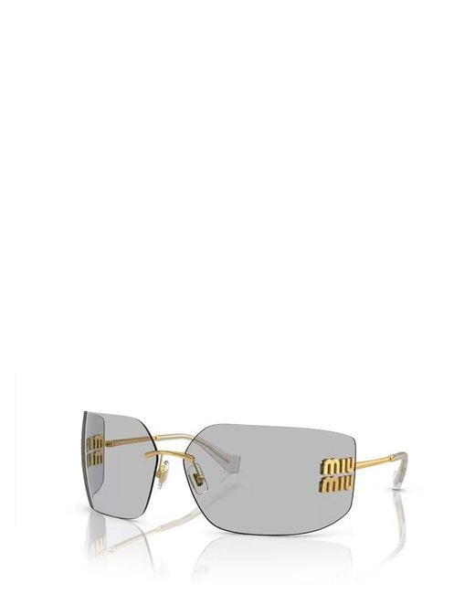 Miu Miu Metallic Sunglasses for men