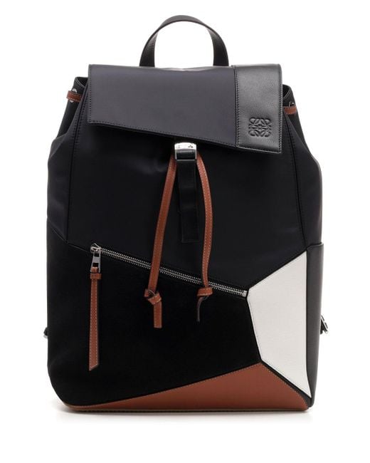 Loewe Black Puzzle Trainers Backpack for men