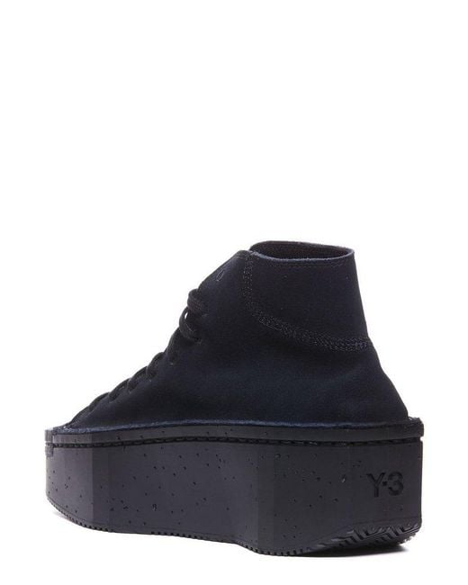 Y-3 Blue Kyasu High-top Sneakers for men