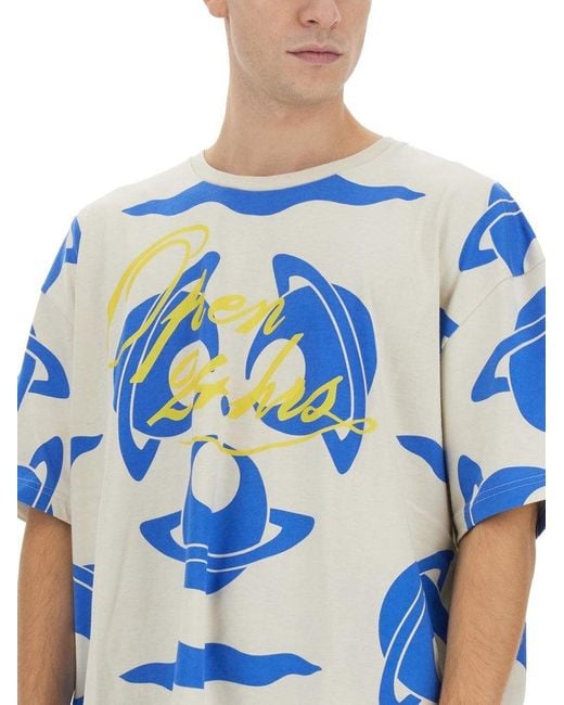 Vivienne Westwood Blue Oversize T-Shirt for men