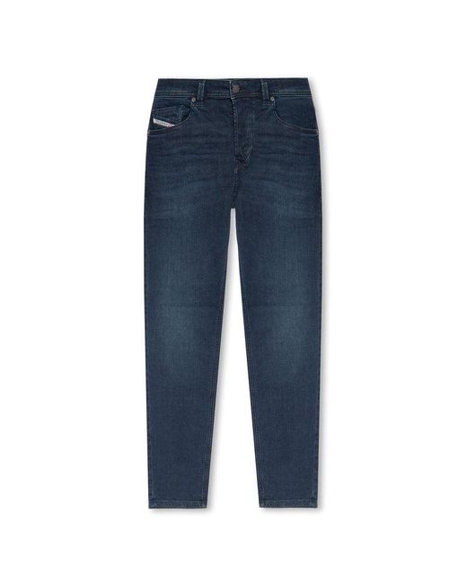 DIESEL Blue ‘1986 Larkee-Beex L.32’ Tapered Leg Jeans for men