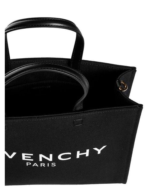 Givenchy Black G Tote Small Canvas Bag