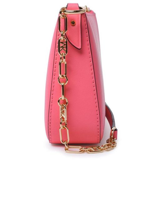 MICHAEL Michael Kors Pink Empire Chain-linked Medium Shoulder Bag