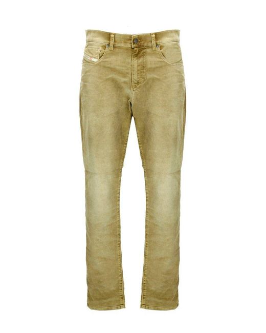 DIESEL Green 2019 D-strukt Slim Corduroy Jeans for men