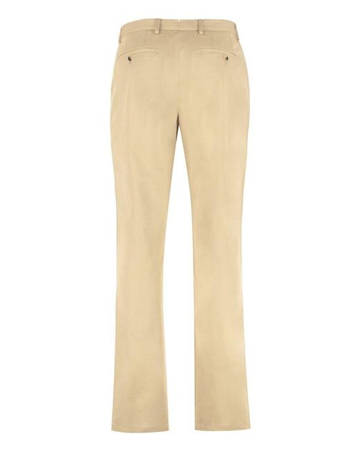 Burberry Cotton Tapered Chino Trousers 